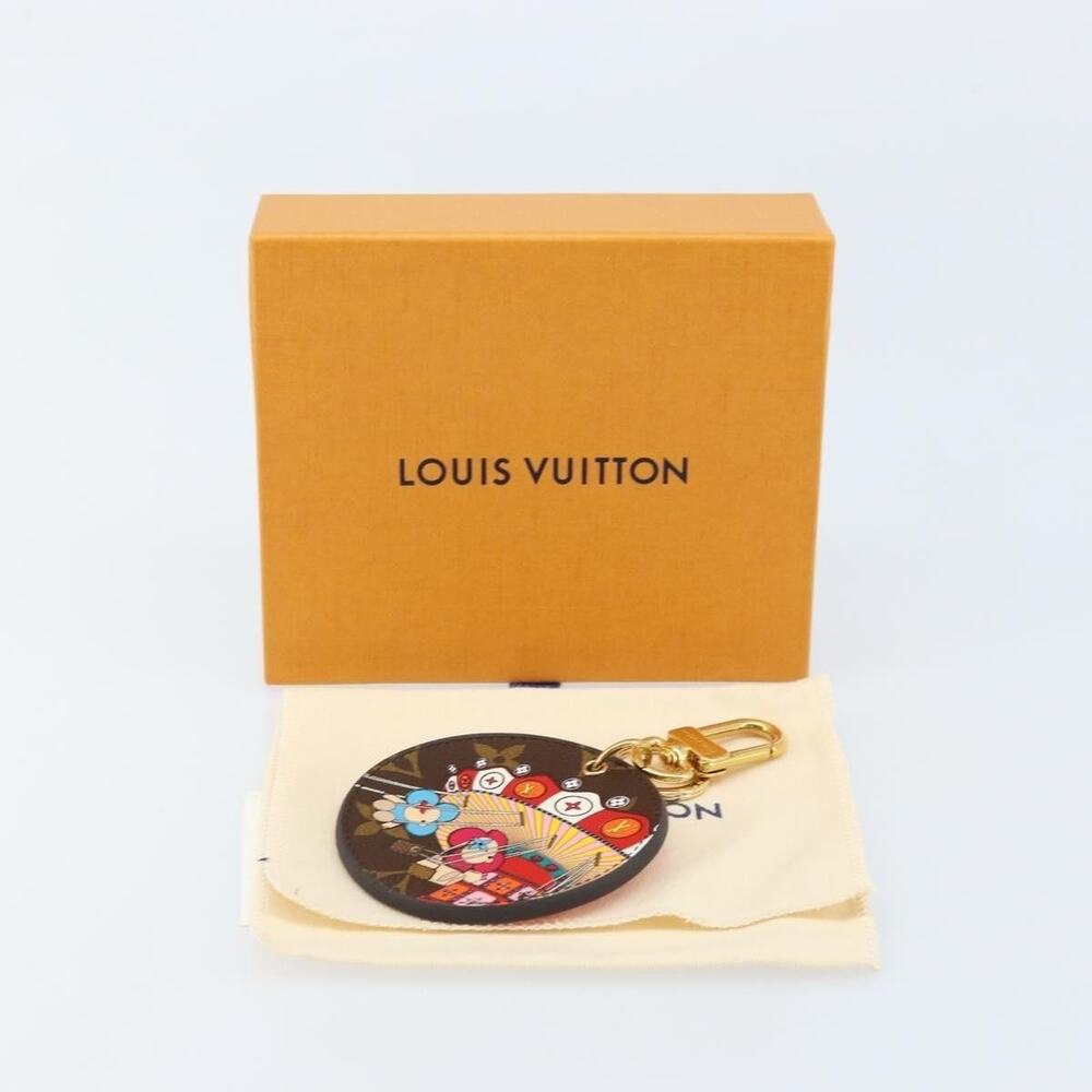 Louis Vuitton Monogram Vivienne Porte Cles Illustre Charm Brown